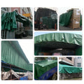 Heavy Duty Waterproof PVC Tarpaulin - Green, 4 x 4 m (3.8 x 3.8 m Finished) - view 4