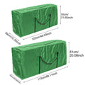 Heavy Duty Waterproof Storage Bag, Oxford Cloth - Green, Small (122 x 39 x 55 cm) - view 3