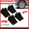 Heavy Duty Wheel Chocks for Car, Trailer, Boat and Caravan - Pack of 4