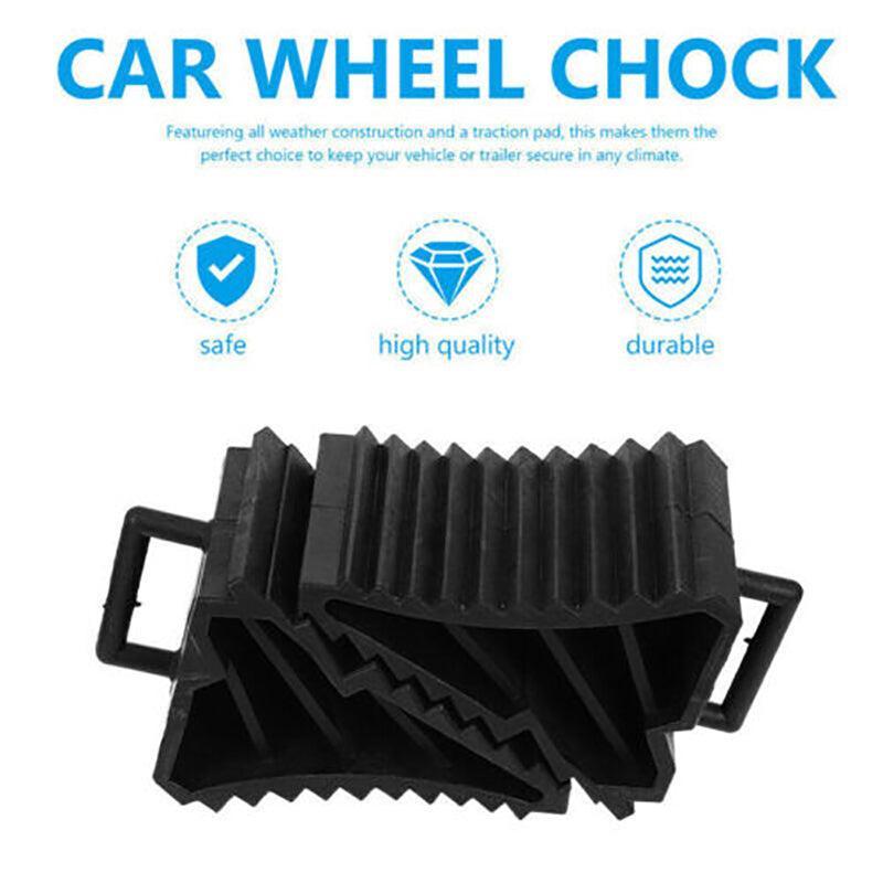 Heavy Duty Wheel Chocks for Car, Trailer, Boat and Caravan - Pack of 4 - view 4