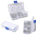 Heavy Duty Zinc Plated R Clip Hitch Pin Assortment for Tractors, Pack of 100 - view 3