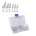 Heavy Duty Zinc Plated R Clip Hitch Pin Assortment for Tractors, Pack of 100 - view 4