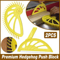 Hedgehog Push Stick Woodworking Table Saw Guide Tool, Pack of 2, Yellow