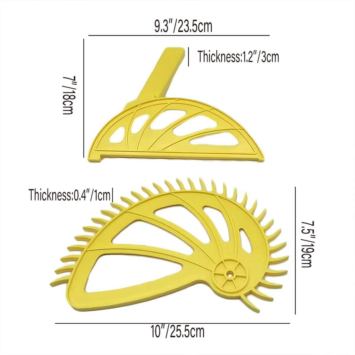 Hedgehog Push Stick Woodworking Table Saw Guide Tool, Pack of 2, Yellow - view 3