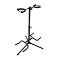 Height Adjustable Guitar Stand - Dual-Head Vertical Type, Black