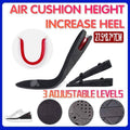 Height Increase Insoles, Adjustable 3-7 cm, Black, 1 Pair