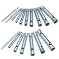 Hex Socket Tube Wrench Set for Spark Plugs, Taps and Bikes - 10 Piece, 6 to 22 mm - view 2