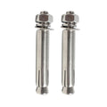 Hexagonal M18 Expansion Bolts for Concrete and Brick - 150 mm, Pack of 2