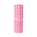 High Density EVA Foam Roller Yoga Stick - Crescent Style, Pink, 45 cm
