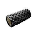 High Density EVA Foam Roller Yoga Stick - Wolf Tooth Style, Black, 33 cm