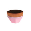 High-Density Seamless Foundation Brush - Pink Handle, Brown Bristles