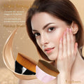 High-Density Seamless Foundation Brush - Pink Handle, Brown Bristles - view 2