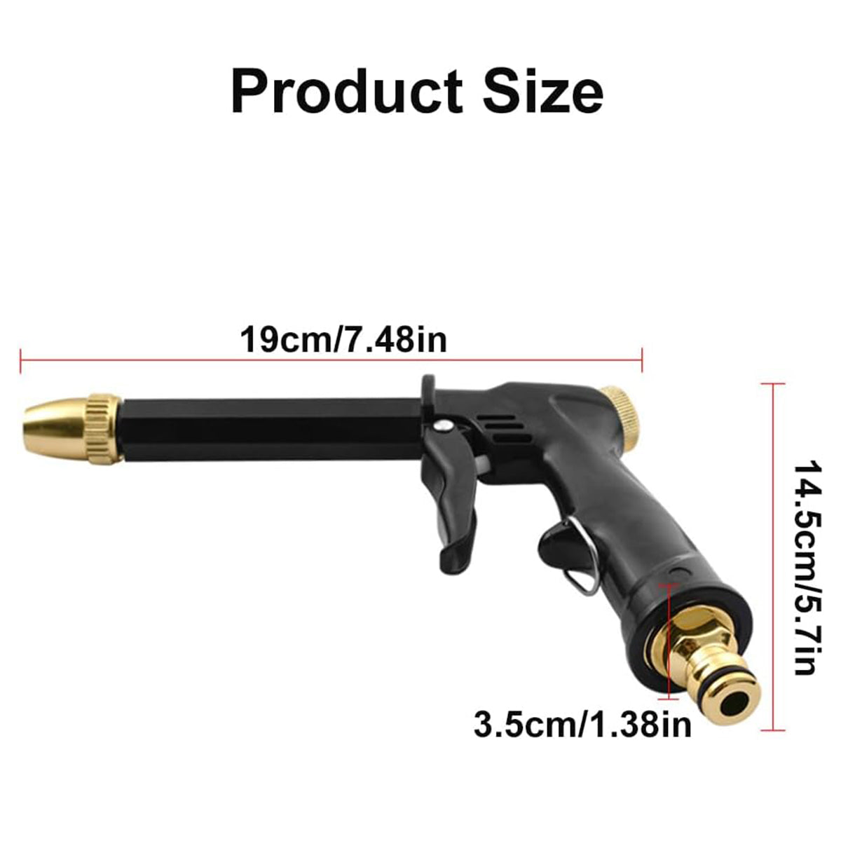 High-Pressure Car Wash Cleaning Water Gun - Spray Gun Only - view 4