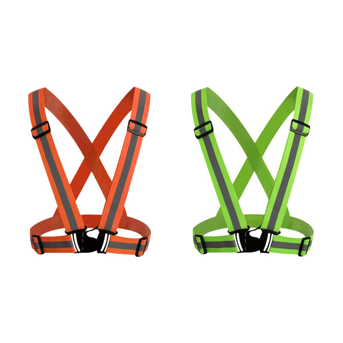 High Visibility Reflective Safety Vest for Running and Cycling - Lime Green - view 3