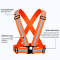 High Visibility Reflective Safety Vest for Running and Cycling - Lime Green - view 5