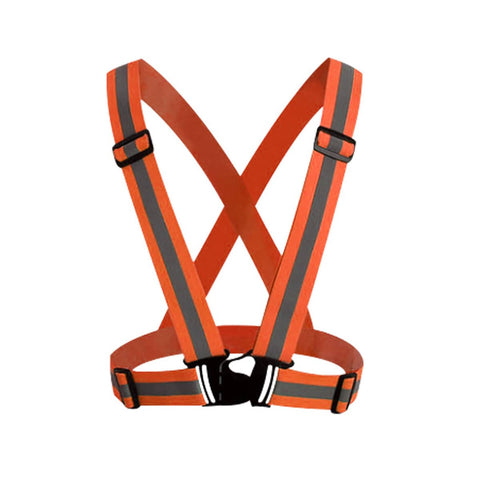 High Visibility Reflective Safety Vest for Running and Cycling - Orange