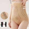 High Waist Tummy Control Shapewear Bodysuit - Beige, Size L, Waist 26 cm - view 4