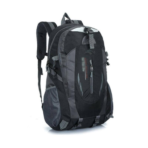 Hiking Backpack Waterproof Nylon 52 x 32 x 15 cm - Black