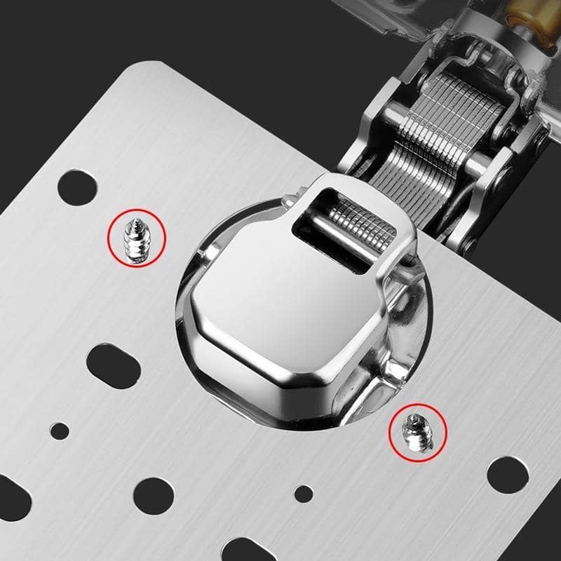 Hinge Repair Plate Stainless Steel Furniture Cupboard Mount - 1 Set - view 4