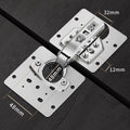 Hinge Repair Plate Stainless Steel Furniture Cupboard Mount - 1 Set - view 5