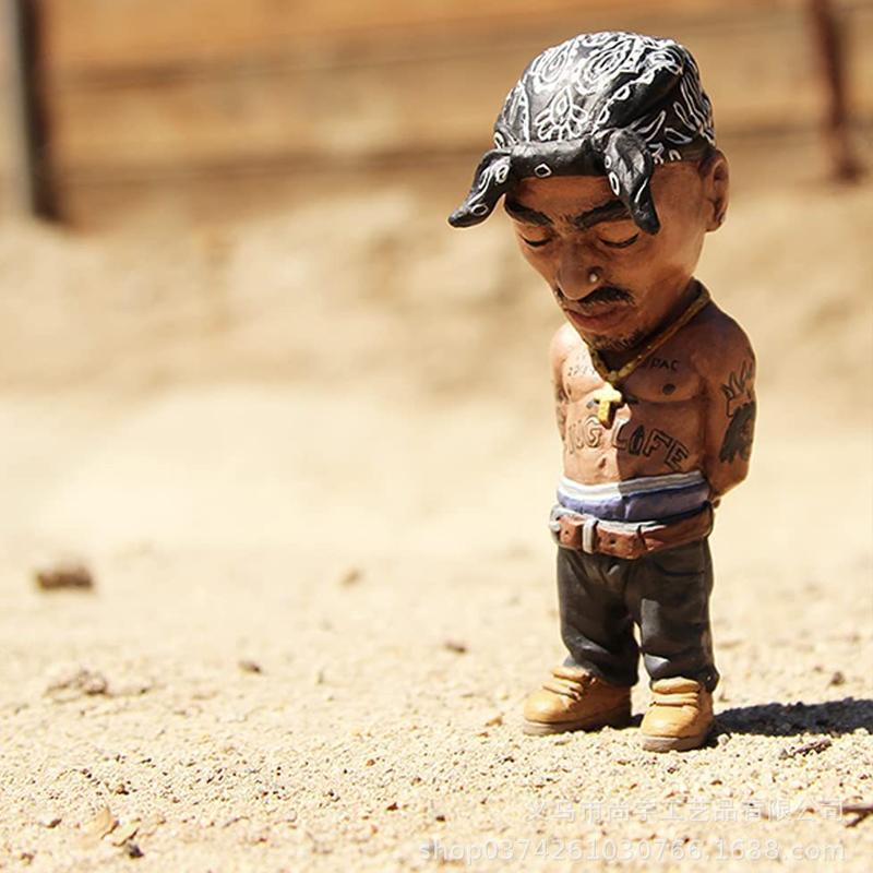 Hip Hop Figurine in Hand-Painted Resin - Style F - view 6