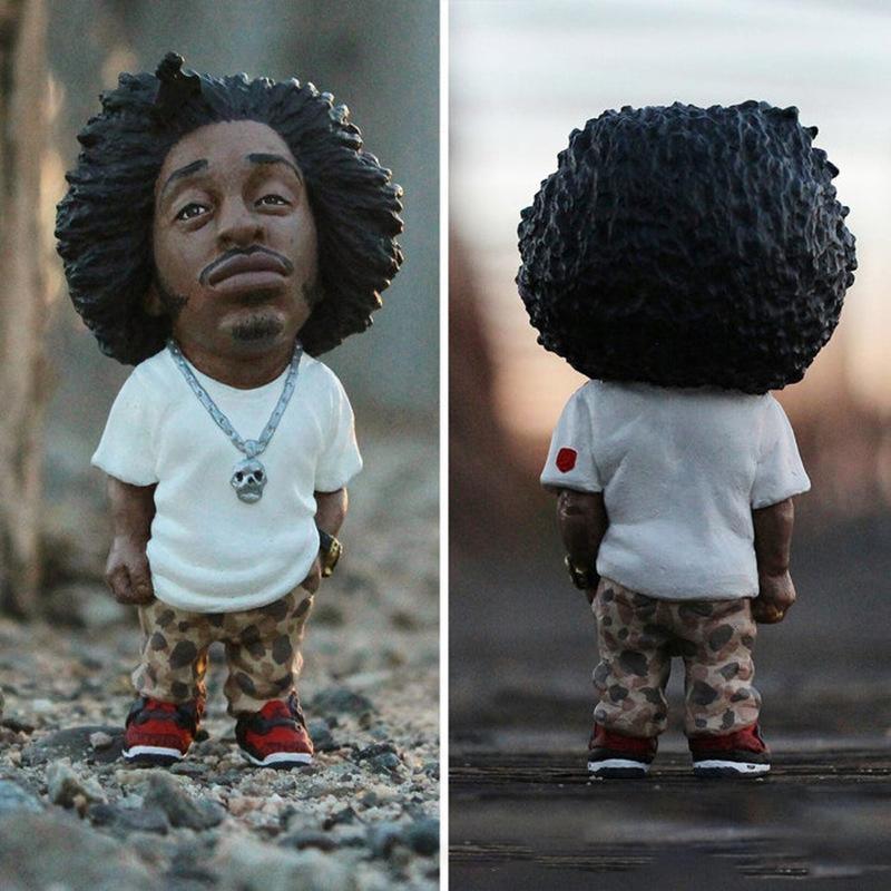 Hip Hop Figurine in Hand-Painted Resin - Style G - view 8