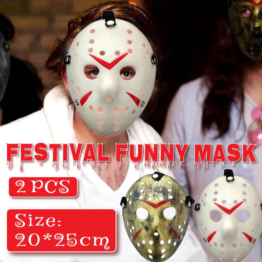 Hockey Style Costume Masks, 20 x 25 cm, Pack of 2