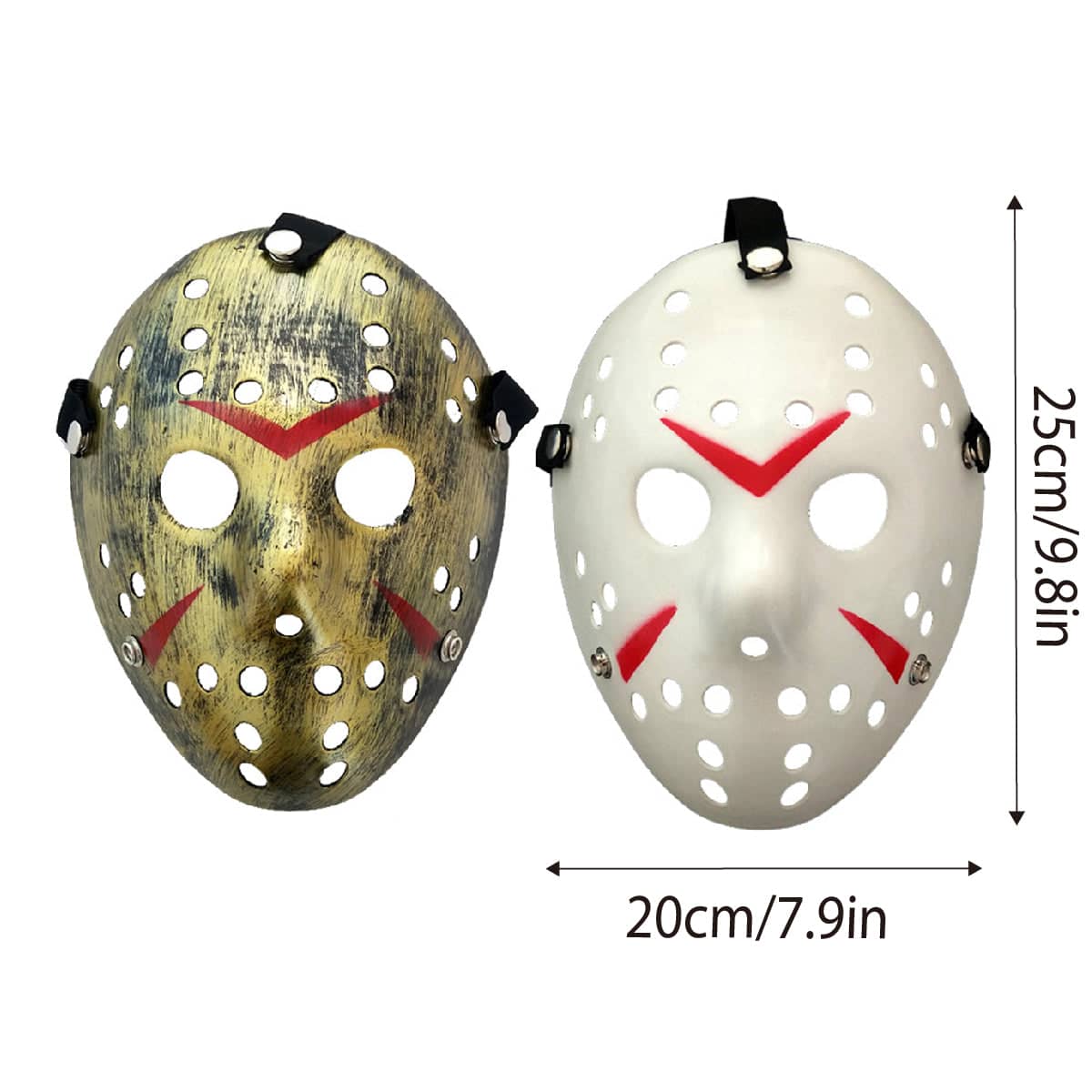 Hockey Style Costume Masks, 20 x 25 cm, Pack of 2 - view 3