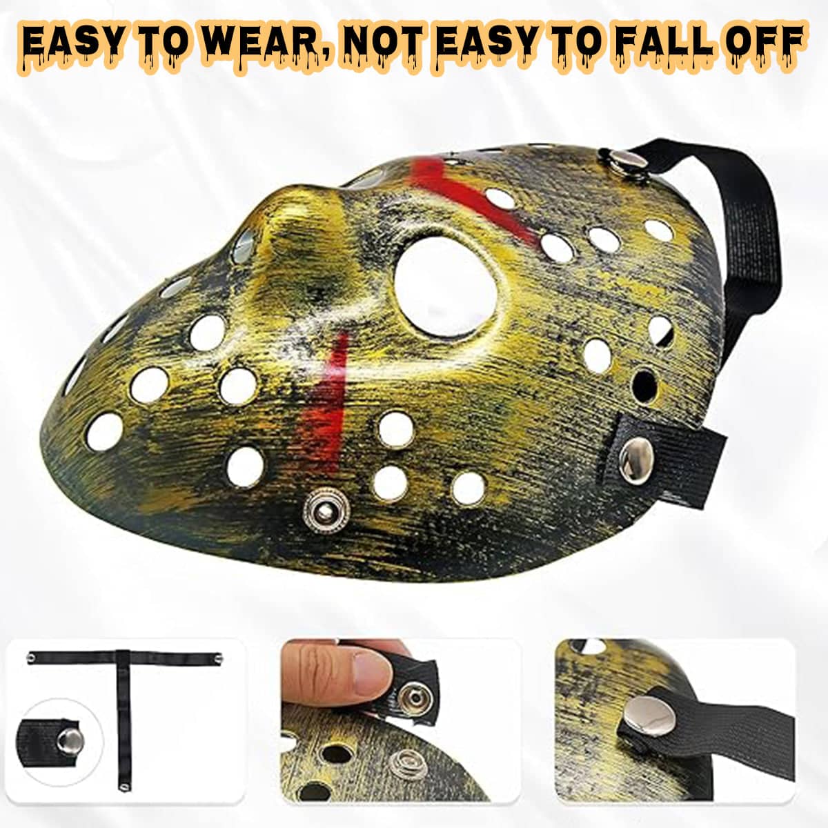 Hockey Style Costume Masks, 20 x 25 cm, Pack of 2 - view 4