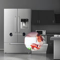Hole-Free Child Safety Cable Lock for Fridge, Cabinet and Window - White - view 5