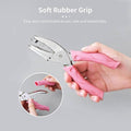 Hole Punch Pliers for Paper, Pink and Silver - 5.5 mm Heart - view 5