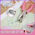 Hole Punch Pliers for Paper, Pink and Silver - 5 mm Star - view 2