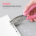 Hole Punch Pliers for Paper, Pink and Silver - 5 mm Star - view 4