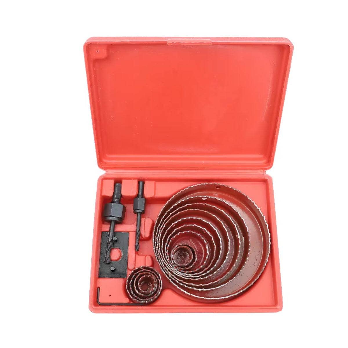 Hole Saw Kit in Heat-Treated Carbon Steel, 18-Piece Set - view 2