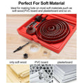 Hole Saw Kit in Heat-Treated Carbon Steel, 18-Piece Set - view 4