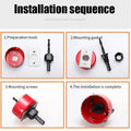 Hole Saw Kit in Heat-Treated Carbon Steel, 18-Piece Set - view 5