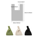 Hollow Knit Knot Wrist Handbag, Pack of 5 - Beige - view 4