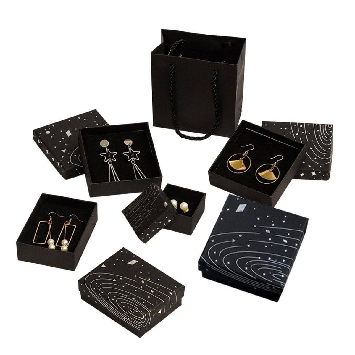 Holographic Foil Jewellery Gift Boxes, Pack of 20 - 5 x 5 x 3 cm - view 3