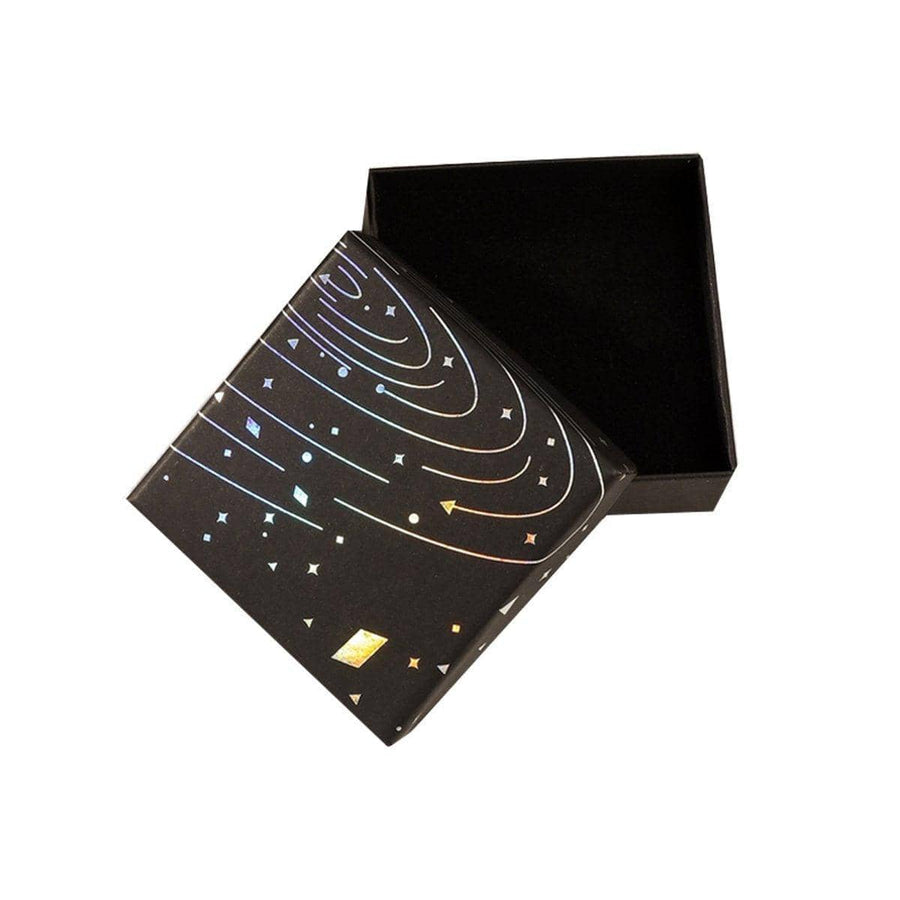 Holographic Foil Jewellery Gift Boxes, Pack of 20 - 7 x 7 x 3 cm