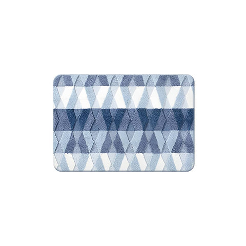 Home Entrance Dustproof Non-Slip Floor Mat for Doorways and Hallways - Blue