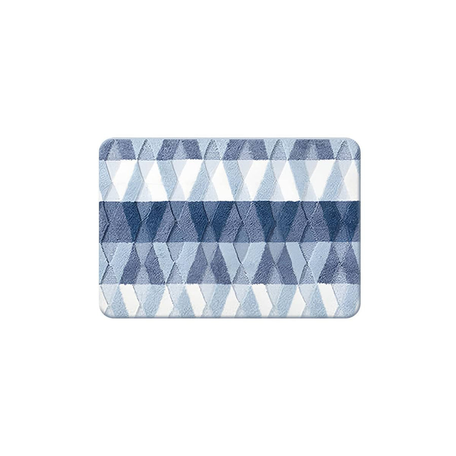 Home Entrance Dustproof Non-Slip Floor Mat for Doorways and Hallways - Blue