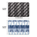 Home Entrance Dustproof Non-Slip Floor Mat for Doorways and Hallways - Blue - view 4