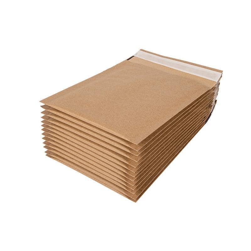 Honeycomb Kraft Paper Wrap Bags, Pack of 100 - 23.5 x 28 cm Plus 4.5 cm - view 3
