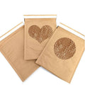 Honeycomb Kraft Paper Wrap Bags, Pack of 100 - 23.5 x 28 cm Plus 4.5 cm - view 5