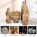 Honeycomb Kraft Paper Wrap Roll Brown Packaging Cushioning - 50 cm x 50 m - view 4