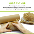 Honeycomb Kraft Paper Wrap Roll Brown Packaging Cushioning - 50 cm x 50 m - view 5