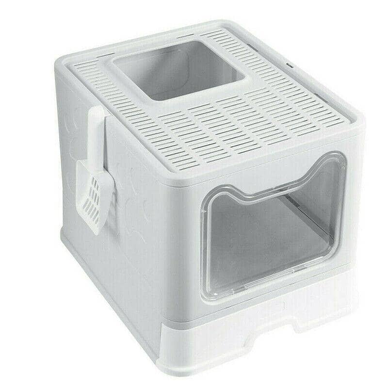 Hooded Cat Litter Box with Drawer and Scoop, Large 51 x 41 x 38 cm - view 2