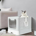 Hooded Cat Litter Box with Drawer and Scoop, Large 51 x 41 x 38 cm - view 5