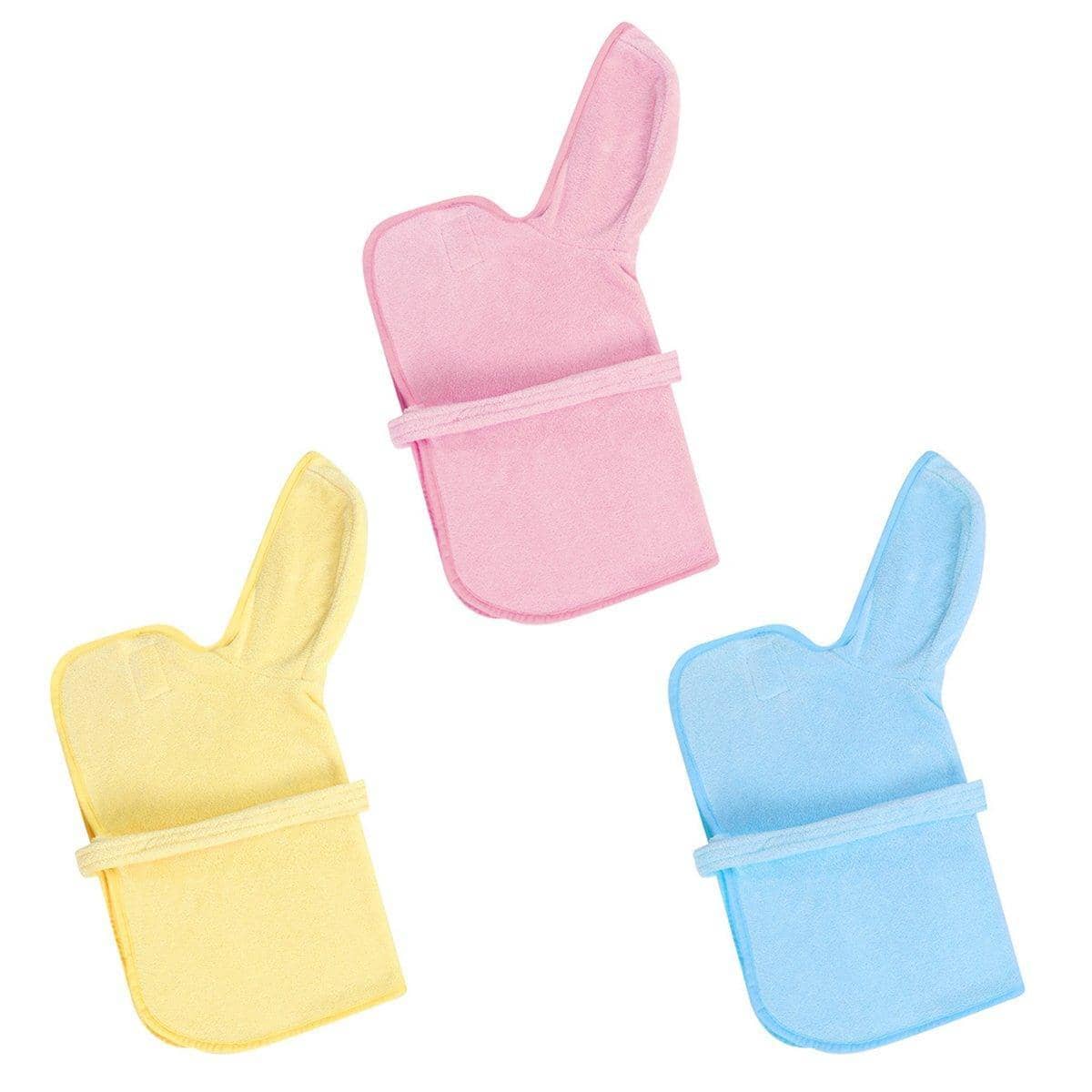 Hooded Microfibre Dog and Cat Bath Robe - Yellow, Large (Chest 66 cm, Back 46 cm) - view 3