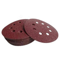 Hook and Loop Sanding Discs 125mm (5 Inch, 12.5cm), 8 Hole, Pack of 125 - 240 Grit - view 3
